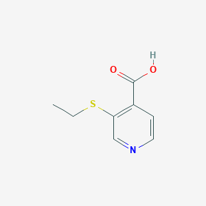 3-(Ethylsulfanyl)pyridine-4-carboxylic acid