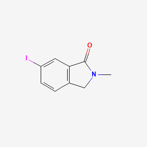 molecular formula C9H8INO B1400605 6-Iodo-2-methylisoindolin-1-one CAS No. 1228774-21-7