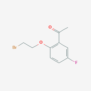 1-[2-(2-Bromoethoxy)-5-fluorophenyl]ethanone