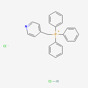 molecular formula C24H22Cl2NP B14006062 Triphenyl(4-pyridylmethyl)phosphonium chloride hydrochloride CAS No. 34377-84-9