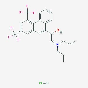 molecular formula C24H26ClF6NO B14006306 Agn-PC-0NI9FL CAS No. 56989-89-0