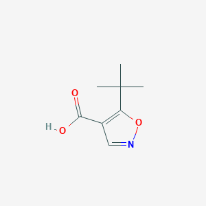molecular formula C8H11NO3 B140065 5-Tert-butyl-isoxazole-4-carboxylic acid CAS No. 134541-06-3