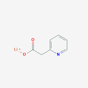molecular formula C7H6LiNO2 B1400659 Pyridin-2-ylacetic acid, lithium salt CAS No. 58197-06-1