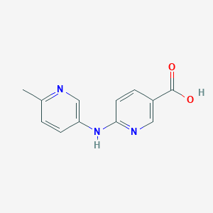 molecular formula C12H11N3O2 B1400660 6-(6-Methyl-pyridin-3-ylamino)-nicotinic acid CAS No. 942511-55-9