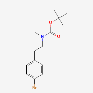 molecular formula C14H20BrNO2 B1400662 Tert-butyl 4-bromophenethyl(methyl)carbamate CAS No. 1191063-30-5