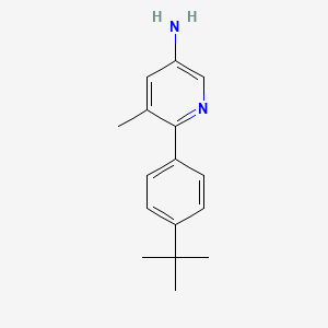3-Amino-6-(4-tert-butylphenyl)-5-methylpyridine