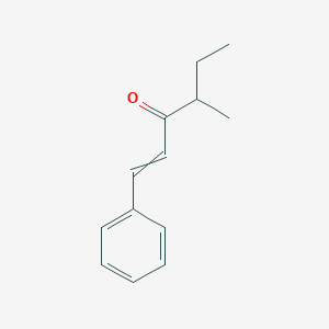 molecular formula C13H16O B14006746 4-Methyl-1-phenyl-1-hexen-3-one CAS No. 21903-53-7