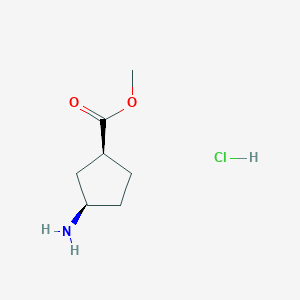 (1S,3R)-methyl 3-aminocyclopentanecarboxylate hydrochloride