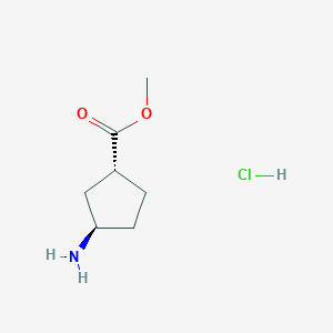 (1R,3R)-methyl 3-aminocyclopentanecarboxylate hydrochloride