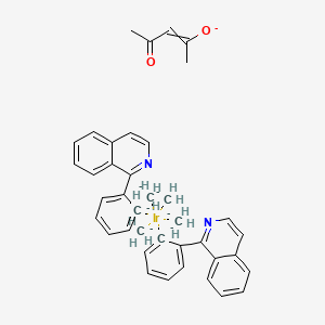 molecular formula C39H39IrN2O2-7 B14006809 Carbanide;iridium;4-oxopent-2-en-2-olate;1-phenylisoquinoline 
