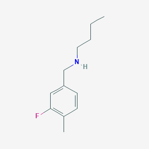 Butyl[(3-fluoro-4-methylphenyl)methyl]amine