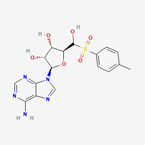 molecular formula C17H19N5O6S B14006867 C17H19N5O6S 