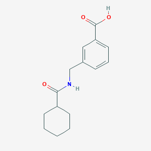 3-[(Cyclohexylformamido)methyl]benzoic acid