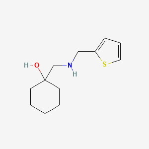 1-{[(Thiophen-2-ylmethyl)amino]methyl}cyclohexan-1-ol