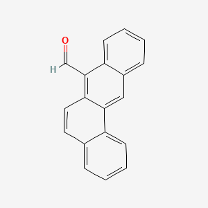 molecular formula C19H12O B14006914 Benz(a)anthracene-7-carboxaldehyde CAS No. 7505-62-6