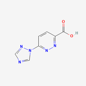 6-(1H-1,2,4-triazol-1-yl)pyridazine-3-carboxylic acid