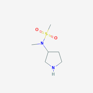 N-Methyl-N-(pyrrolidin-3-YL)methanesulfonamide