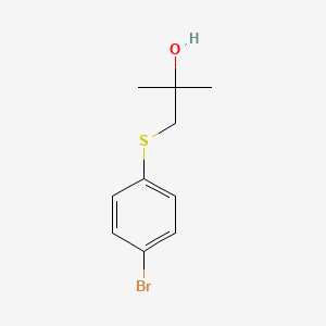 1-[(4-Bromophenyl)sulfanyl]-2-methylpropan-2-ol
