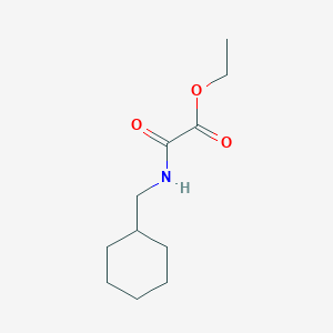 Acetic acid, 2-[(cyclohexylmethyl)amino]-2-oxo-, ethyl ester