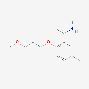 1-[2-(3-Methoxypropoxy)-5-methylphenyl]-ethylamine