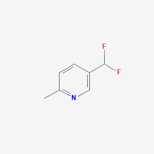 molecular formula C7H7F2N B1400715 5-(Difluoromethyl)-2-methylpyridine CAS No. 1374659-25-2