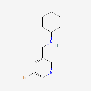 N-((5-bromopyridin-3-yl)methyl)cyclohexanamine