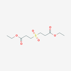 molecular formula C10H18O6S B14007401 Diethyl 3,3'-sulphonylbispropionate CAS No. 7355-12-6