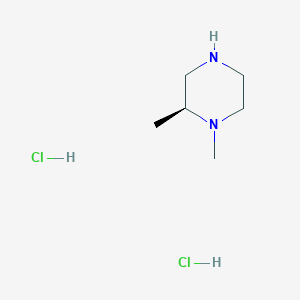molecular formula C6H16Cl2N2 B1400745 (S)-1,2-Dimethylpiperazine dihydrochloride CAS No. 485841-50-7
