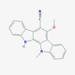6-Cyano-5-methoxy-12-methylindolo(2,3-a)carbazole