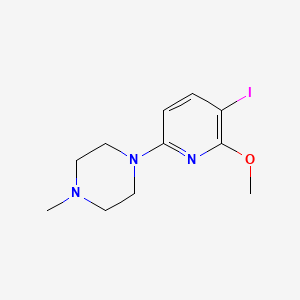 1-(5-Iodo-6-methoxypyridin-2-yl)-4-methylpiperazine