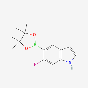 6-fluoro-5-(4,4,5,5-tetramethyl-1,3,2-dioxaborolan-2-yl)-1H-indole