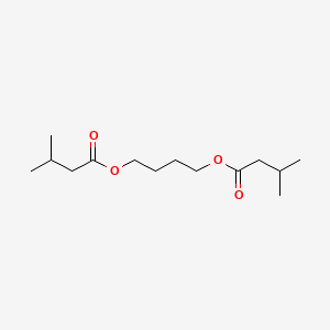 molecular formula C14H26O4 B14007724 Butane-1,4-diyl bis(3-methylbutanoate) CAS No. 1572-76-5