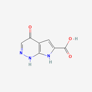 4-hydroxy-7H-pyrrolo[2,3-c]pyridazine-6-carboxylic acid