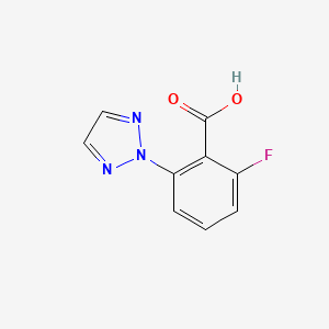 2-Fluoro-6-(2H-1,2,3-triazol-2-yl)benzoic acid