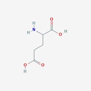 molecular formula C5H9NO4 B140079 DL-Glutamic acid CAS No. 617-65-2