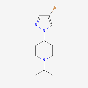 4-(4-Bromo-1H-pyrazol-1-yl)-1-isopropylpiperidine