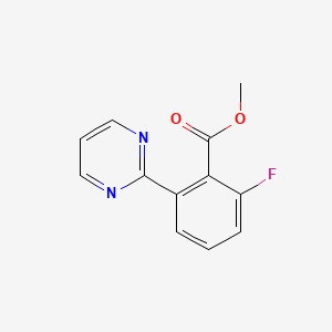 Methyl 2-fluoro-6-(pyrimidin-2-yl)benzoate