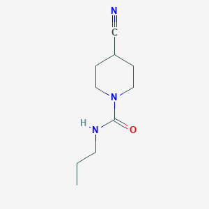 4-cyano-N-propylpiperidine-1-carboxamide