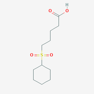 molecular formula C11H20O4S B1400818 5-Cyclohexanesulfonylpentanoic acid CAS No. 1184117-95-0