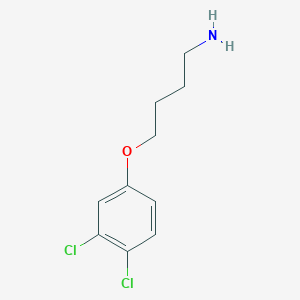 molecular formula C10H13Cl2NO B1400822 4-(3,4-Dichlorophenoxyl)butan-1-amine CAS No. 333799-80-7