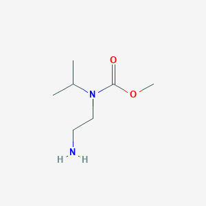 molecular formula C7H16N2O2 B1400827 Methyl 2-aminoethyl(isopropyl)carbamate CAS No. 1249976-26-8