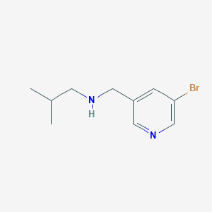 N-((5-bromopyridin-3-yl)methyl)-2-methylpropan-1-amine