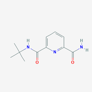 molecular formula C11H15N3O2 B14008331 6-N-tert-butylpyridine-2,6-dicarboxamide CAS No. 91285-77-7