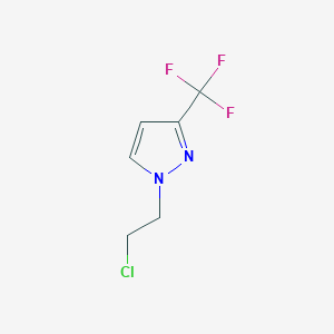 1-(Chloroethyl)-3-(trifluoromethyl)-1H-pyrazole