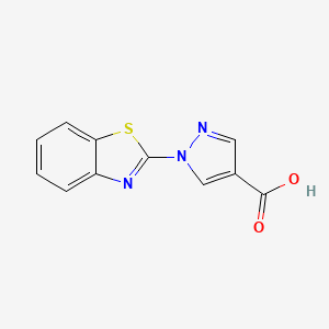 1-(1,3-Benzothiazol-2-yl)-1h-pyrazole-4-carboxylic acid