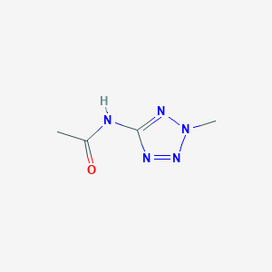 molecular formula C4H7N5O B14008406 N-(2-Methyl-2H-tetrazol-5-yl)-acetamide CAS No. 6154-06-9