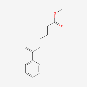 molecular formula C14H18O2 B14008467 Methyl 6-phenylhept-6-enoate 