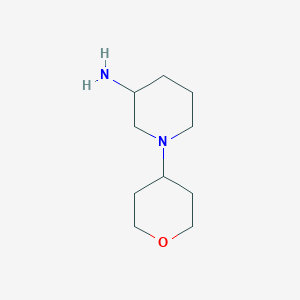 molecular formula C10H20N2O B1400848 1-(Oxan-4-yl)piperidin-3-amine CAS No. 1249443-94-4