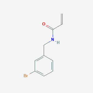 molecular formula C10H10BrNO B1400856 N-[(3-bromophenyl)methyl]prop-2-enamide CAS No. 1247493-88-4