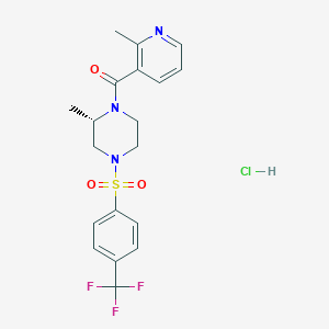 molecular formula C19H20F3N3O3S B1400868 Cav 2.2 blocker 2 CAS No. 1204535-44-3